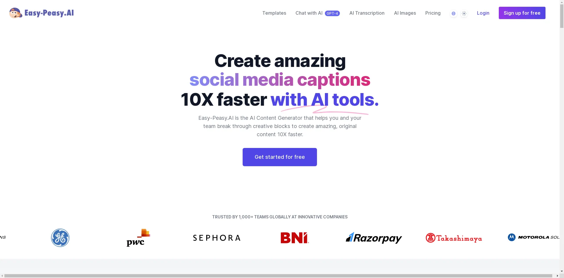 Easy-Peasy AI