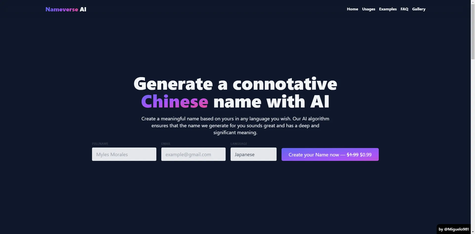 Nameverse AI