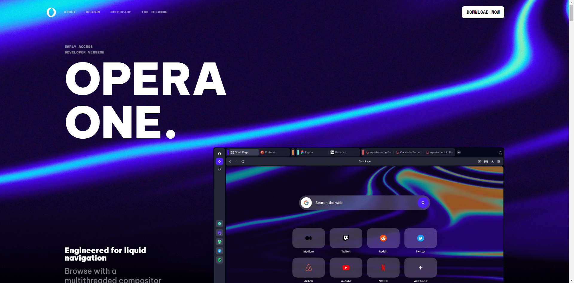 Opera One Browser