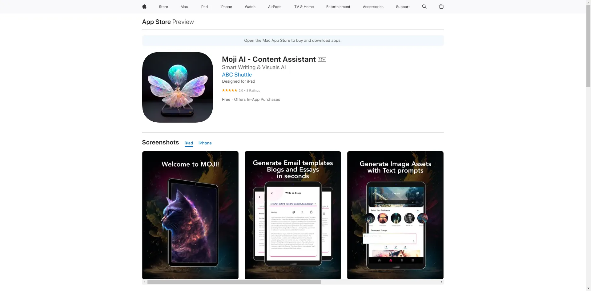 Moji Writing Assistant